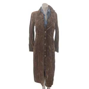 Parasuco Vintage velvet caramel Trench Coat